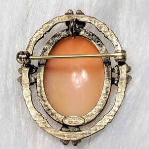 Jewelry - Signed Sterling CF CO Antique Cameo Pendant Jewelry - Signed Sterling CF CO Antique Cameo Pendant